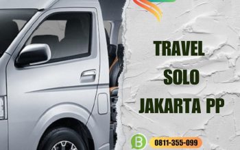 harga tiket travel solo jakarta pp murah via tol door to door jadwal sore hari