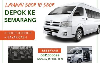 layanan travel depok ke semarang door to door via tol